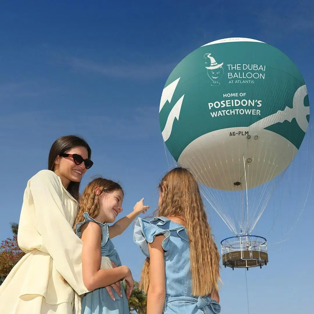 بالن سواری پالم دبی